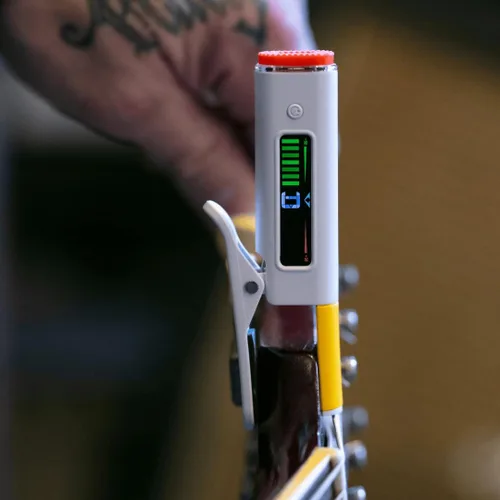 Miniatura 6 de Tunerette™ Afinador de guitarra de pinza – ¡Toca tu melodía con estilo! Perfecto para guitarras eléctricas, acústicas y de bajo, además de ukeleles