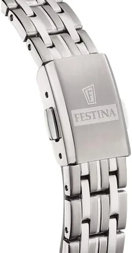 Miniatura 2 de Festina Reloj analógico de cuarzo para mujer con correa de titanio F204683, Negro -, Pulsera
