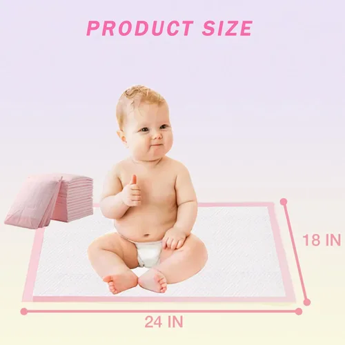 Miniatura 3 de Cambiadores desechables para bebé, paquete de 30 cambiadores de pañales portátiles, almohadillas para cambiador de bebé, almohadillas