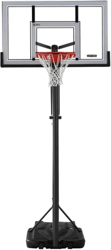 Miniatura 2 de Nuevo aro de baloncesto portátil ajustable de por vida 71522 tablero de acrílico de 54 pulgadas