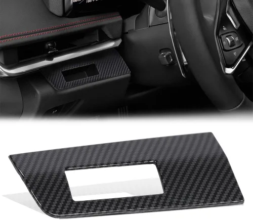 Miniatura 2 de CROSSDESIGN Cubierta de panel de visualización de fibra de carbono compatible con Chevrolet Corvette C8 2020-2022