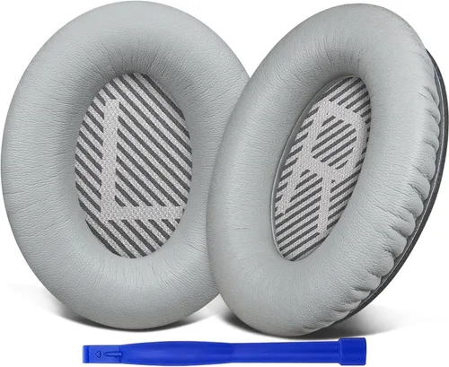 Miniatura 13 de SoloWIT Almohadillas de repuesto para auriculares Bose QuietComfort 35 (QC35) y Quiet Comfort 35 II (QC35 ii), almohadillas con cuero más suave