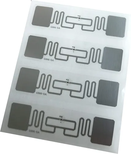 Etiqueta RFID UHF, AZ9662 ISO18000-6C largo alcance,Alien H3 2.894x0.835 in Etiqueta adhesiva de incrustación (paquete de 100)