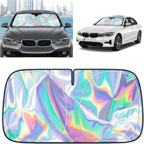 Miniatura 60 de Parasol para parabrisas Honda HR-V 2023-2025 – Cubierta plegable para parabrisas para accesorios HRV Protege el coche de los rayos solares