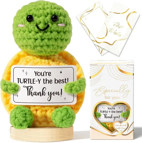 Miniatura 9 de Regalos de agradecimiento para mujeres, apoyo emocional de ganchillo, regalos administrativos para el día profesional, cesta de Pascua, regalo
