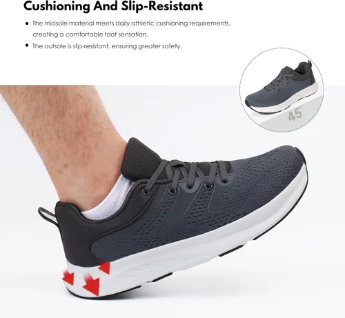 Miniatura 4 de Ortho+rest Zapatos de punta ancha para hombre, para aliviar el dolor, para correr, caminar, para uñas encarnadas