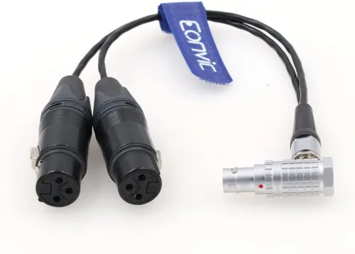 Miniatura 7 de Cable de salida de entrada de audio XLR Atomos de 10 pines a 2x3 pines para grabador de monitor Shogun (ángulo recto 10pin)