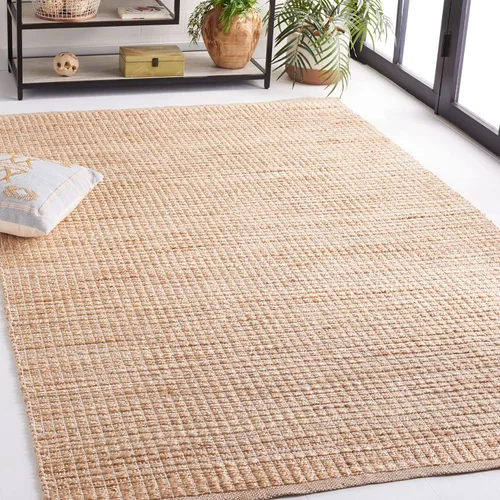 Miniatura 4 de SAFAVIEH Natural Fiber Collection - Alfombra de pasillo de 8 pies, color natural y beige, diseño de granja, ideal para zonas de alto tráfico