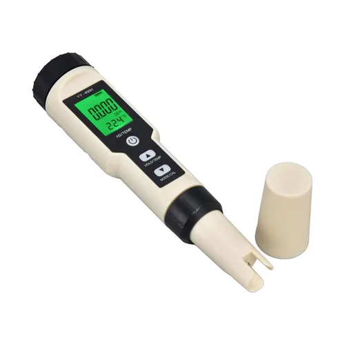 Medidor digital de hidrógeno, medidor de alta precisión tipo pluma H2 medidor de calidad de agua con ATC, LCD PH TDS sal PPM medidor de temperatura