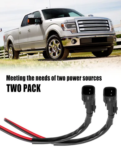 Miniatura 2 de Conector de alimentación de 12 V apto para Ford Maverick 2022-2023 Camión, enchufes de cama flexibles