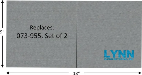 Miniatura 2 de Lynn Manufacturing Regency Classic - Juego de deflectores de repuesto para estufas pequeñas 1000, 1100, 1200, 073-955, juego de 2, 2878A
