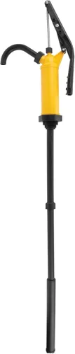 Miniatura 2 de Performance Tool W54269 Bomba de Barril de Acción de Palanca de Propósito General Amarilla - Se adapta a tambores de 15 a 55 galones
