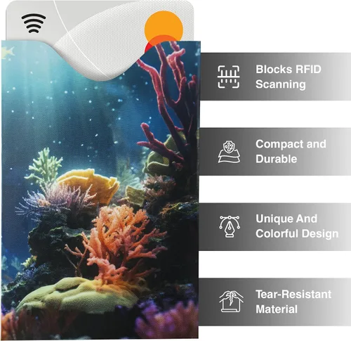 Miniatura 37 de Fundas de bloqueo RFID para pasaporte y tarjetas de crédito, Blanco, Blanco - 15 piezas