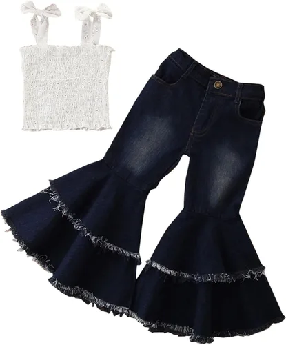 TBUIALL Traje verde bebé niña ropa de bebé niña algodón orgánico niña 3 años regalos bebé niña trajes 0 3 niña de flores D