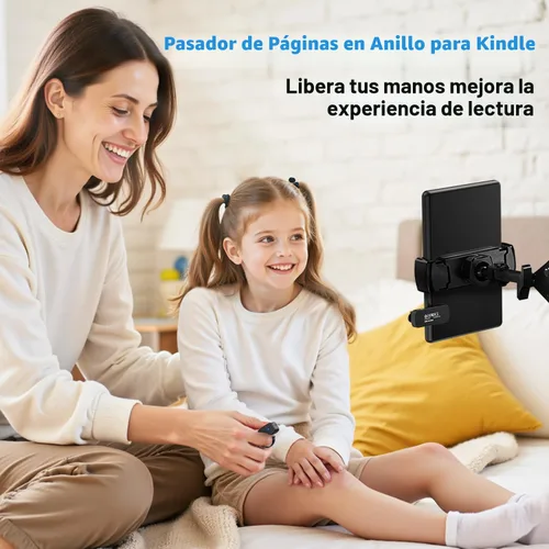 Miniatura 2 de Anillo girador de páginas para Kindle, control remoto para iPhone, iPad, tabletas Android, lectores electrónicos, girador de páginas para Kindle
