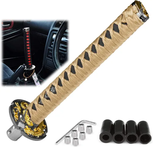 Miniatura 22 de EZAUTOWRAP Espada Samurai 5.9 pulgadas., 10cm, Negro Blanco