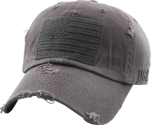 Miniatura 296 de KBETHOS Tactical Operator Collection USA Fishing Mesh Ballcap Flag Patch America Outdoors Trucker Baseball Cap