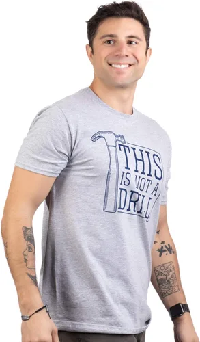 Miniatura 3 de This is Not a Drill Funny Hammer Repair Dad Joke Humor Tool Shop Guys Men T-Shirt