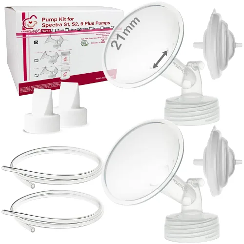 Nenesupply Piezas de bomba de brida de 0.827 in compatibles con Spectra S2 S1 Kit de reemplazo para bombas Spectra Piezas S2 Accesorios S2