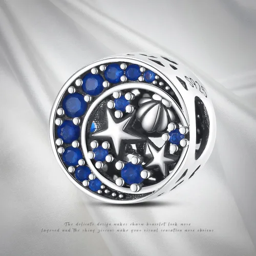 Miniatura 109 de Pandach Dijes colgantes de plata de ley 925 para pulseras y collares, dijes colgantes de Madonna con cuentas de girasol, joyería para mujer