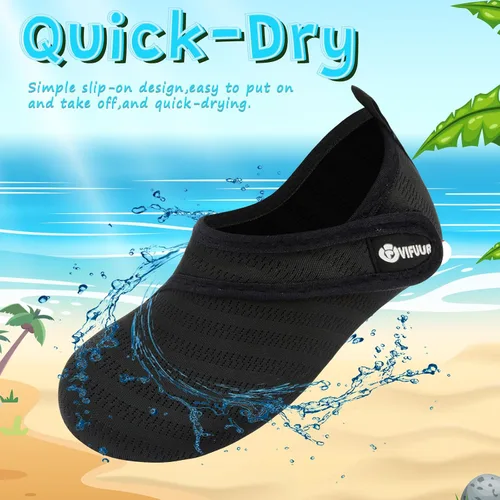 Miniatura 4 de VIFUUR Kids Water Shoes Girls Boys Quick Dry Aqua Socks for Beach Swim Outdoor Sports