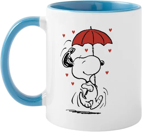 Miniatura 26 de CafePress Snoopy On Heart Mugs 11 oz (325 ml) Ceramic Coffee Mug
