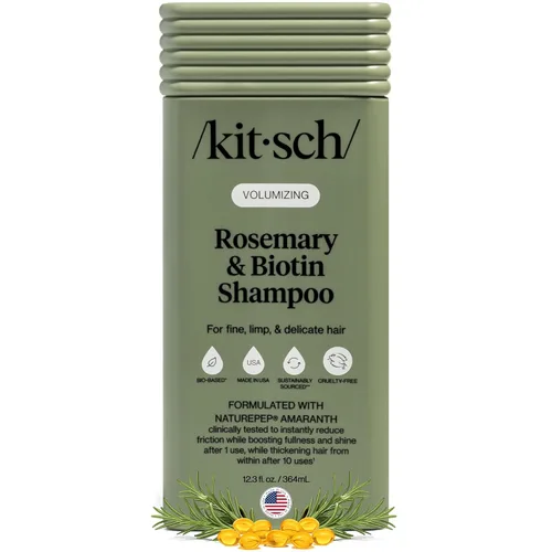 Miniatura 9 de Kitsch Champú de aceite de argán para el crecimiento del cabello - Champú reparador para el cabello para mujeres y hombres con Terabond™ - Cuidado