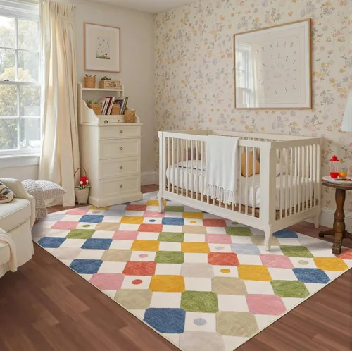 Miniatura 51 de jinchan Alfombra a rayas de 2 x 3 para entrada, alfombra de cocina, tapete pequeño, antideslizante, ligero, de bajo perfil, decoración para entrada