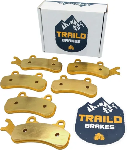 Miniatura 9 de Traild Juego de pastillas de freno de latón para Can-Am Defender de 3 plazas (asiento de una sola fila) HD7 HD8 HD9 HD10 2016-2024