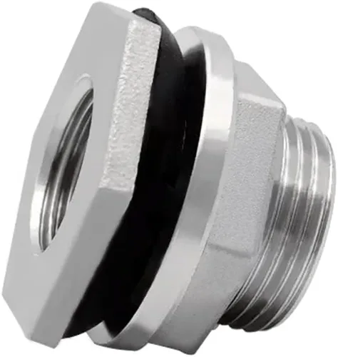 Miniatura 7 de Beduan 1" Conector Hembra de Mamparo para Tanque de Agua de Acero Inoxidable Thru-Hull