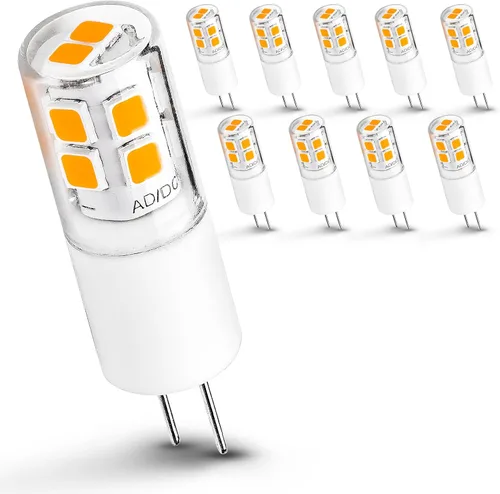 Miniatura 10 de Ziomitus - Bombillas LED G4 10W-20W T3 Halógenas 12V para Paisajismo de Reemplazo, Base JC de Bi-Pin G4 1.5W AC/DC 12V para RV, Luz de Clóset