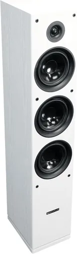 Miniatura 6 de Rockville RockTower 68W - Altavoz pasivo de torre de 8 ohmios, 6.5", 500W, MDF, blanco, sonido de alta fidelidad, rejilla desmontable, 3 vías