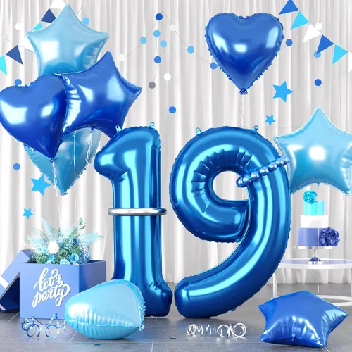 Miniatura 47 de Globos dorados de color champán con el número 11, globos de oro claro, globo de aluminio dorado con forma de corazón con estrella y globo largo