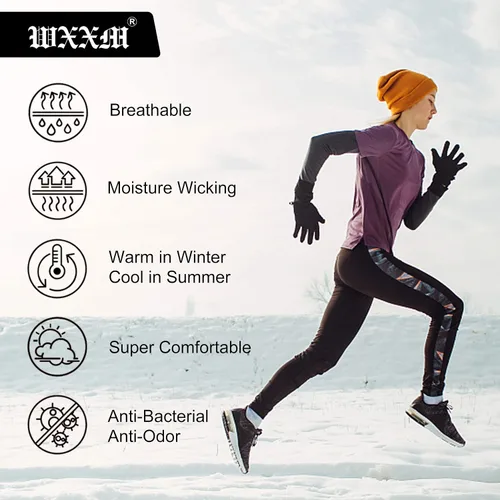 Miniatura 6 de WXXM Womens Athletic Ankle No Show Running Socks Cushioned Compression Arch Support Moisture Wicking Socks 12 Pairs