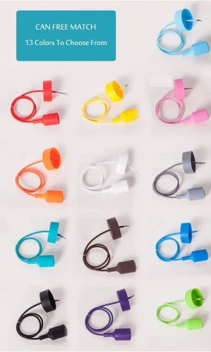 Miniatura 7 de Luces colgantes de 10 vías para bricolaje, lámpara colgante de techo ajustable de altura Candelabro de araña de 10 brazos Lámpara colgante