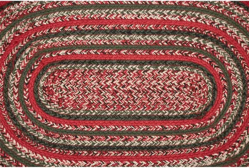 Miniatura 6 de VHC Brands Forrester - Decoración rústica de Navidad tejida a rayas para interiores y exteriores, para baño, cocina, fregadero, entrada, alfombra