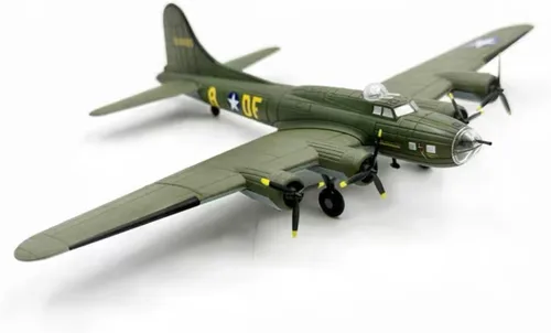 Miniatura 6 de Boeing B-17 Flying Fortress 1/144 Diecast Aircraft Modeling Fortress
