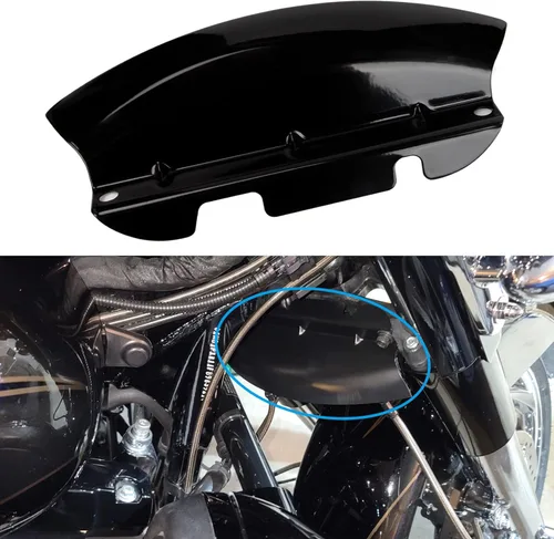 psler - Deflector de viento de árbol triple inferior, cubierta de horquilla delantera para motocicleta Touring Electra Street Road Glide Road King