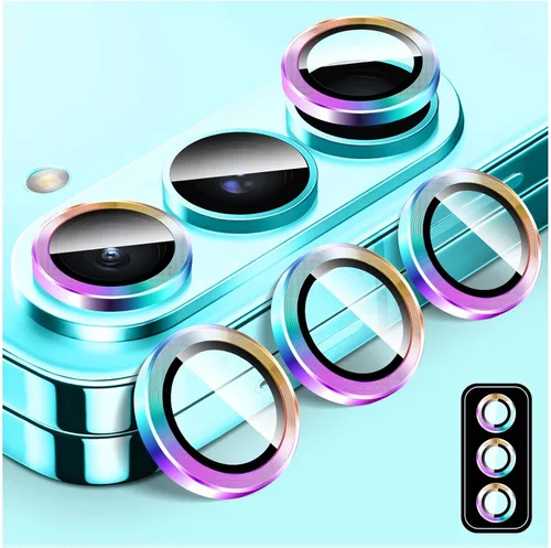 Miniatura 28 de LucBuy Protector de lente de cámara para Samsung Galaxy Z Fold 3, cubierta de cámara de vidrio templado Protector de pantalla Adhesivo de película