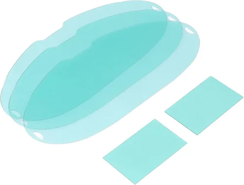 Miniatura 9 de Lente de repuesto de soldadura, 5 piezas de lente de repuesto de pantalla de visión grande, lente protectora de soldadura de PC con 3 piezas