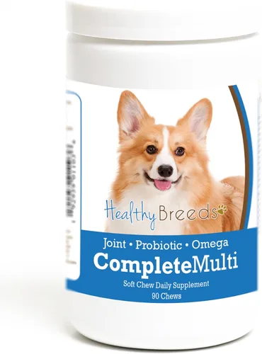 Miniatura 397 de Healthy Breeds Pug todo en uno multivitamínico suave masticable 60