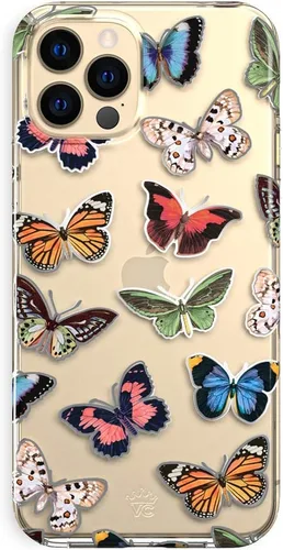 VELVET CAVIAR Funda para iPhone 13 Pro, probada en caídas de 10 pies, mariposa retro (Vintage Butterfly)