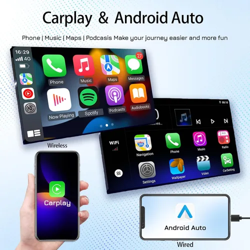 Miniatura 3 de Radio de coche Android para Honda Accord 7ª 2003 2004 2005 2006 2007, estéreo de coche integrado Carplay y Android Auto, con navegación GPS, WiFi
