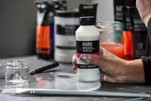 Miniatura 5 de Liquitex BASICS - Medio fluido mate, botella de 8.4 onzas (250ml)
