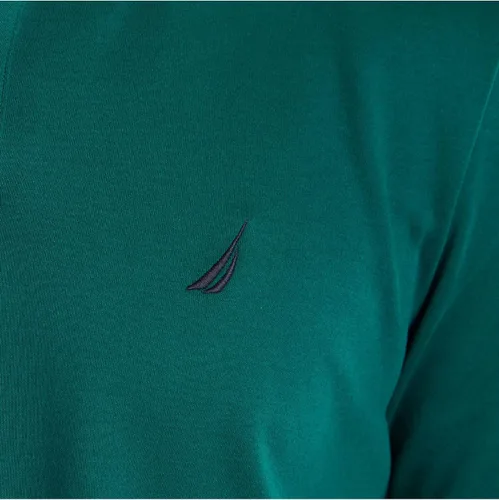 Miniatura 5 de Nautica Polo de manga corta sólido entrelazado para hombre