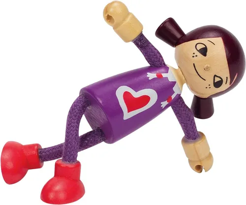 Miniatura 2 de Hape Muñeca hija de madera moderna de la familia