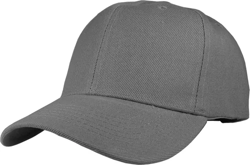 Miniatura 104 de Gorras de béisbol con correa trasera ajustable, lisas, negras, 12