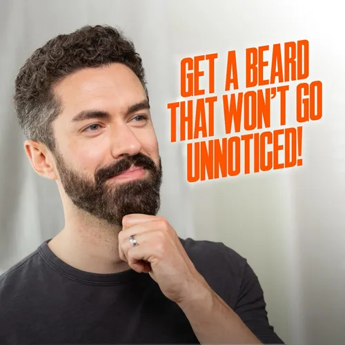 Miniatura 5 de Wild Willies Kit de crecimiento de barba todo en uno, incluye aceite de suero para aumentar la barba y suplemento para el crecimiento, cepillo