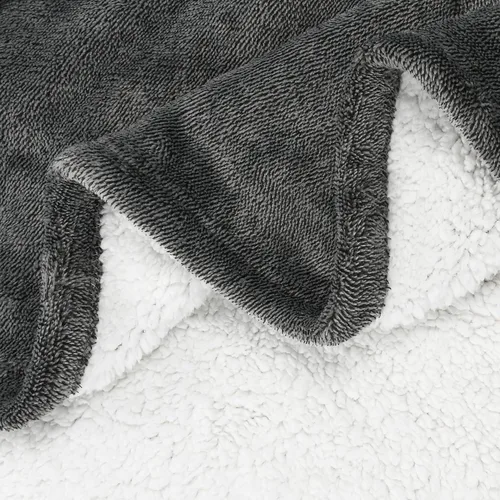 Miniatura 5 de Manta sudadera de tamaño grande de sherpa con capucha, cómoda, regalo para adultos, hombres, mujeres, adolescentes, esposa, novia
