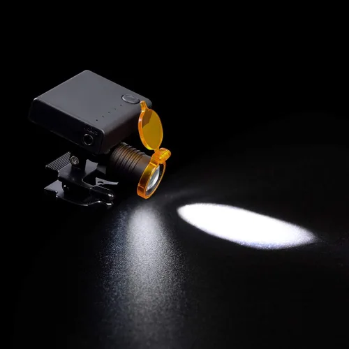 Miniatura 6 de NSKI Linterna frontal LED de 3 W con filtro, tipo clip de plástico para lupas
